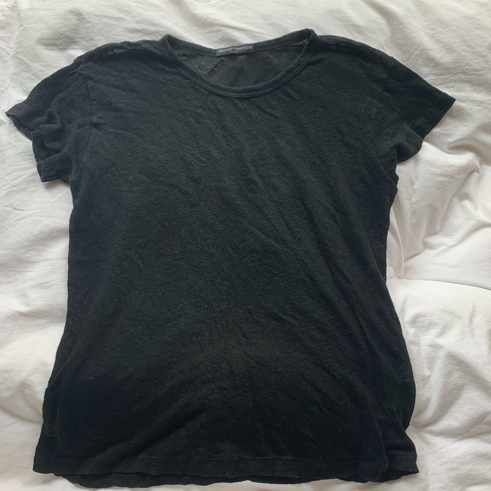 Mesh Black Brandy Melville Tee